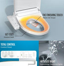 TOTO Washlet KC2 heated round bidet toilet seat with warm water cleansing