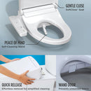 TOTO Washlet KC2 round bidet toilet seat with SoftClose lid and self-cleaning wand