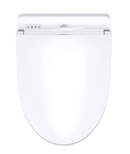 TOTO Washlet bidet seat with SoftClose lid for elongated toilets - Closed Top View