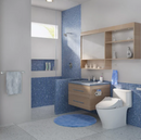 TOTO Washlet elongated bidet seat installed in a modern bathroom 