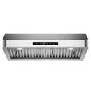 VIKIO 30 inch 900 CFM under cabinet range hood stainless steel front view