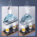 VIKIO insert range hood with gesture control and touch controls