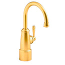 Wellspring filtered water faucet in polished gold finish for kitchen sink