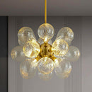 Y-INSP Aureli Sphere 18-light bubble glass chandelier