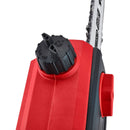 cordless pole saw automatic oiling system close up detail