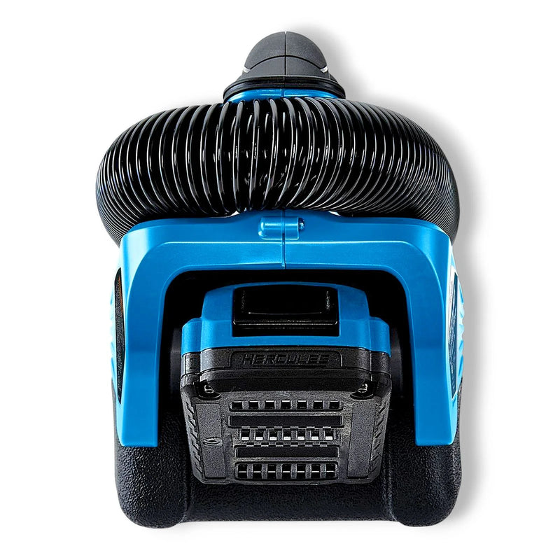 Compatible Vacuum 1/2 Gallon Cordless 20Volt Wet Dry Portable Cleaner, Easy to Handle for Fast Cleanup of Dust, Dirt and Debris, Blue- (Tool Only)