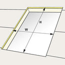 VELUX 22-1/2 in. x 22-1/2 in. Fixed Pan-Flashed Skylight with Tempered Low-E3 Glass