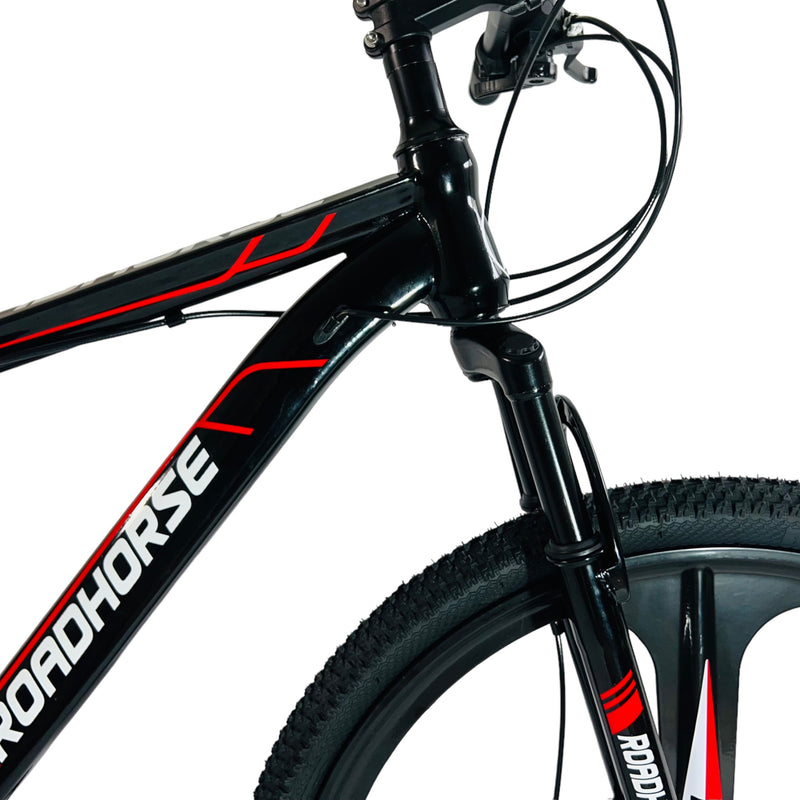 Mountain Bike, Aluminum Frame, 27.5"  3Knife Wheel, 21 Speeds, Black & Red Color