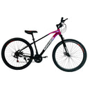 Mountain Bike, Carbon Steel Frame, 29 Inches Wheels, 21 Speeds, Red & Black Color